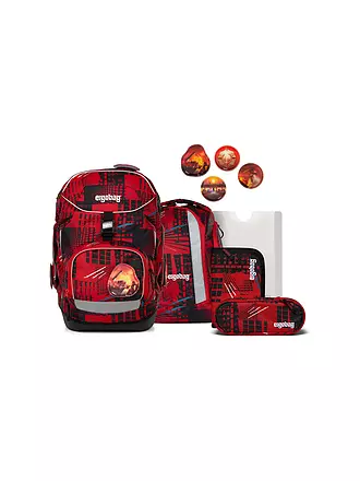 ERGOBAG | Set de mochila escolar de 6 piezas PACK AlarmBäreitschaft |